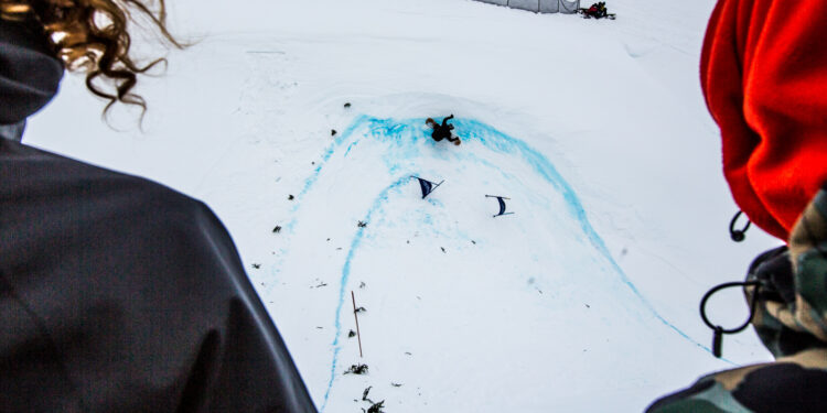 RUSHING THROUGH THE SNOW